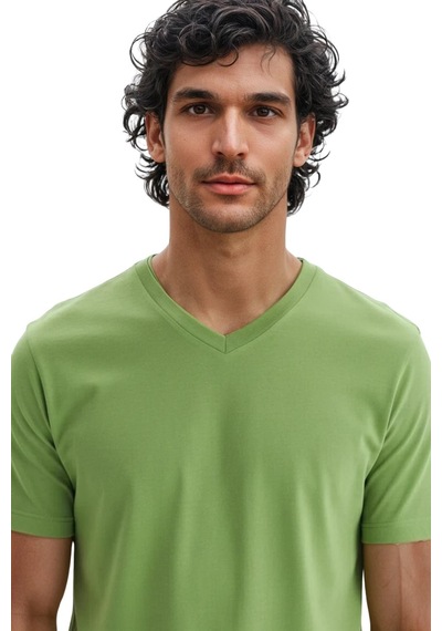Arma Ar-ma Erkek V Yaka Tişört Baskisiz Basic Örme Kumaş Regular Fit %100 Pamuk 30/1 Penye Süprem Y31364408102 Yeşil-y1 Arma Ar-ma Erkek V Yaka Tişört Baskisiz Basic Örme Kumaş Regular Fit %100 Pamuk 30/1 Penye Süprem Y31364408102 Yeşil-y1