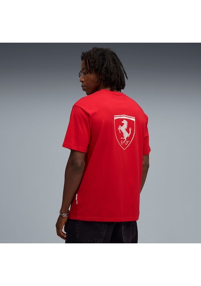 Puma Scuderıa Ferrarı Lıfestyle Erkek Tişört 632753 02 Kırmızı