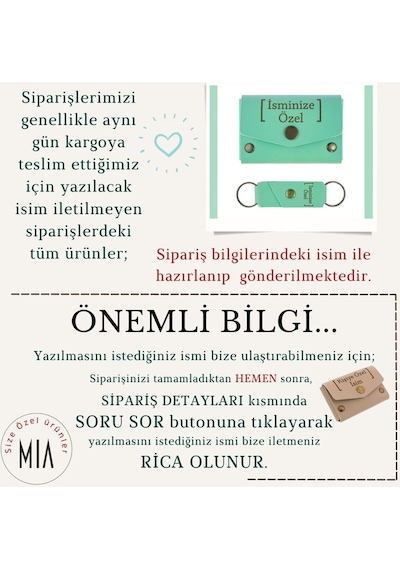 Miaju Koyu Turkuaz, Cevapsız Sorulara Özel, Düşünceyi Yansıtan, İsme Özel Kişisel Hediyelik Aksesuar Koyu Turkuaz