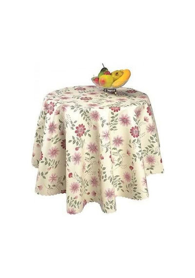 Sermat Hazır Masa Örtüsü 140x140 Cm Yuvarlak Royaleks-mh69 Çok Renkli