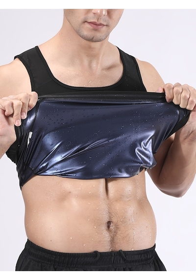 Mistirik Nodiko Model Erkek Termal Sauna Atlet Yağ Yakımınıza nıza Yardımcı Siyah Renk Siyah Renk