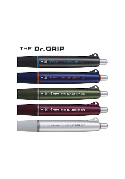 Dr. Grip Mekanik Kalem 0.5mm Dark Gray Gri