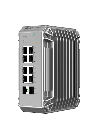 Ruijie Reyee RG-NIS3100-8GT2SFP-HP 8 Port Poe 2xSfp Gigabit Yönetilebilir Endüstriyel PoE Switch