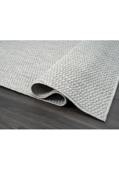 Çam Halı Sisal Tb003a Gri Modern Desen Jüt Makine Halısı
