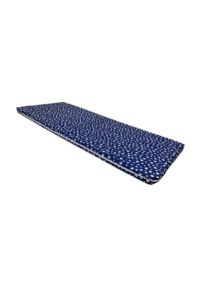 Sünger Yatak 80x180x6 Cm, Yer Yatağı,yer Minderi,şantiye,karavan,deprem Yatağı-lacivert Yıldız