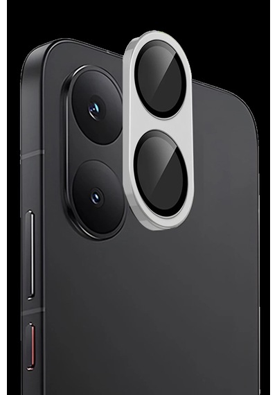 Xiaomi Poco X8 Pro Max Uyumlu Raze Metal Kamera Lens - Gümüş Renkli