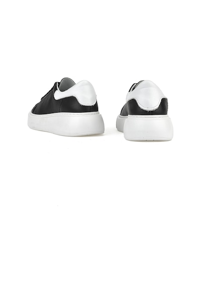 Ziya, Kadın Hakiki Deri Sneaker 1531050z26802370k Siyah 1531050z26802370k 000 Siyah