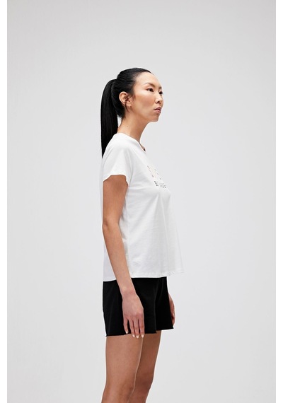 Bad Bear Super Tee Kadın Tişört 21.03.07.009Off-White Beyaz