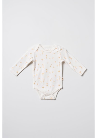 BabyCosy Organic Wear Bebek 2li Uzun Kollu Badi %100 Organik Pamuk, Bebek Ve Yenidoğan Serisi - Csy3052 Ekru