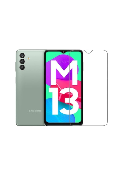 Samsung Galaxy M13 İle Uyumlu Ekran Koruyucu Şeffaf Temperli Kırılmaz Cam Ekran Koruyucu