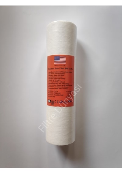 Filtre Dünyası Filtre Dünyası Membransız Usa Su Arıtma Filtresi 4'lü Takım Arıtıcı Filtresi