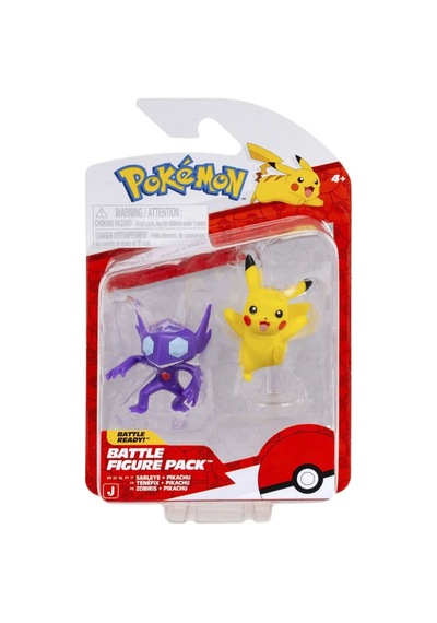 Pokemon Battle Figürler Pkw4062 - Sableye Ve Pikachu
