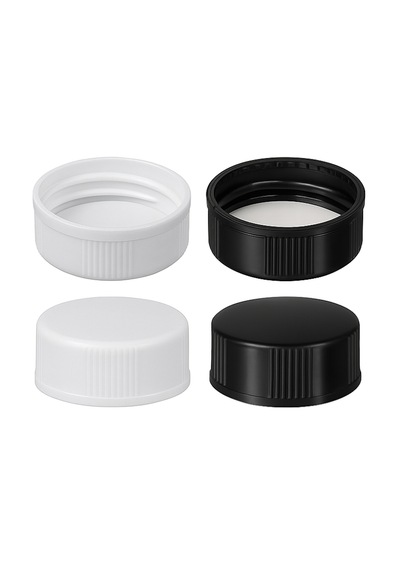 Borox Pp Siyah Screw Vial Kapağı Nd20 - Beyaz Ptfe/beyaz Silikon