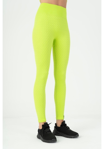Maraton Active Slimfit Kadın Koşu Neon Yeşil Tayt 812093 Neon Yeşil