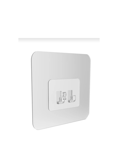 Yedek 10 Adet Yapışkanlı Sticker Kendinden Yapışkanlı Kancalı Yapışkan Banyo Rafı Su Geçirmez Askı G Diğer