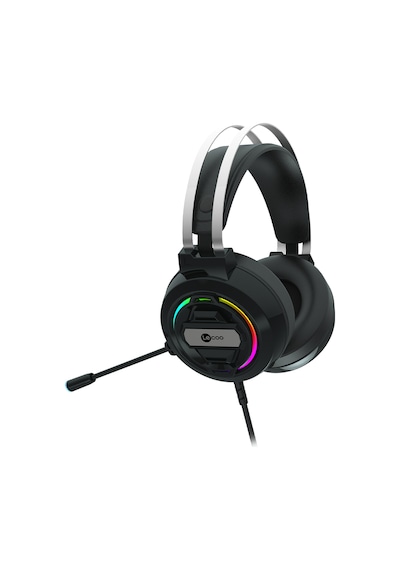 Lecoo HT401 3.5MM Jack+ USB Kulak Üstü RGB LED Aydınlatmalı Kablolu Gaming Kulaklık