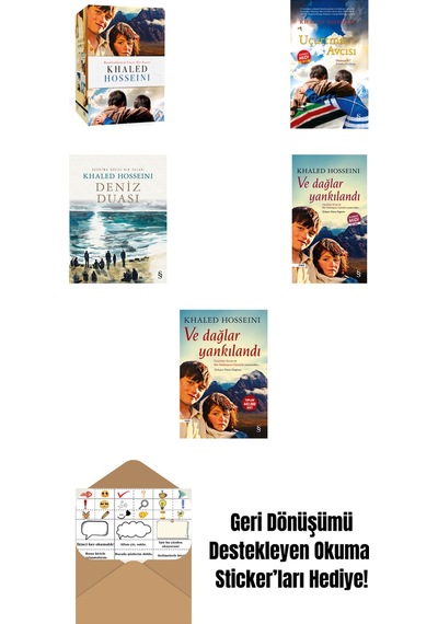 Khaled Hosseini 5 Kitap Set + Okuma Sticker'ları
