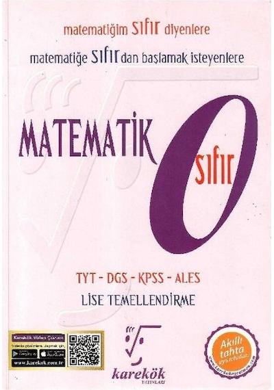 Karekök Yayıncılık Matematik Sıfır Konu Anlatım - Muharrem Duş