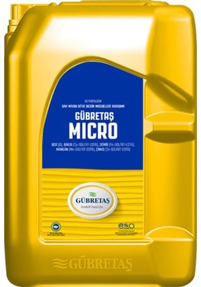 Gübretaş Micro (20 L) (Bor. Bakır. Demir.Mangan. Çinko)