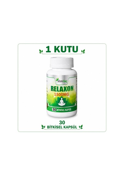 Relaxon 1500 Mg 30 Bitkisel Kapsül Relaxon Takviye Edici Gıda