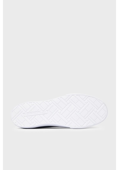 Tommy Hilfiger Logolu Deri Sneaker Ayakkabı Kadın Ayakkabı Fw0fw09391 Dw6 Lacivert