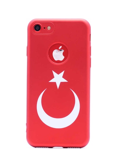 Apple Uyumlu iPhone 7 Kılıf Zore Bayrak Silikon