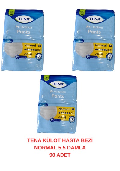 Tena Külot Hasta Bezi Normal 5,5 Damla Medıum Beden - 90 Adet M