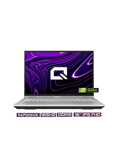 Quantum Gaming Steelwave 16 D i7-14700HX 16 GB 1 TB NVMe SSD 8 GB RTX5060 16" Free Dos Dizüstü Bilgisayar