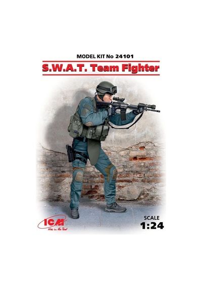 Icm 24101 1/24 Ölçek, S.w.a.t. Team Fighter-50283
