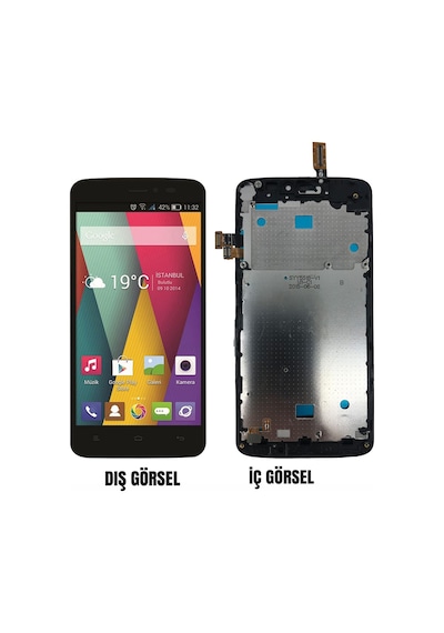 Teknonet General Mobile Discovery 2 Mini Uyumlu Lcd+dokunmatik