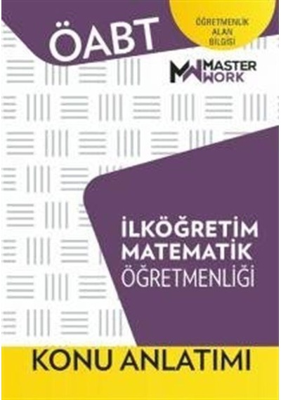ÖABT İlköğretim Matematik Öğretmenliği Konu Anlatımı- Masterwork