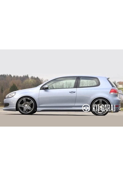 Kit Garaj Volkswagen Golf 6 Rieger Yan Marşpiyel Çift Plastik Boyasız