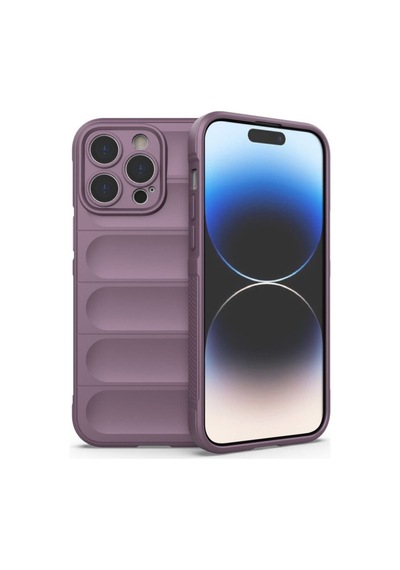 iPhone Uyumlu 15 Pro Kılıf Optimum Silikon - Mor Çok Renkli