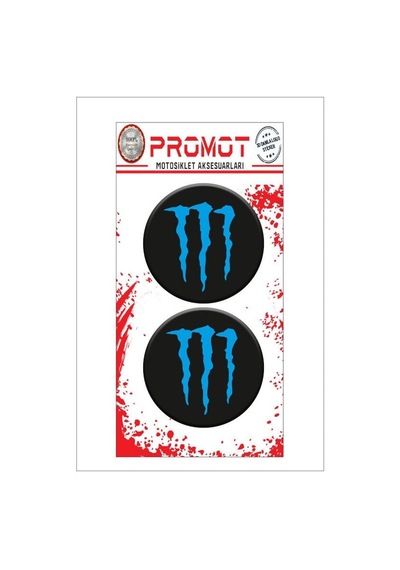 Monster Tasarım Damla Logo Sticker Diğer