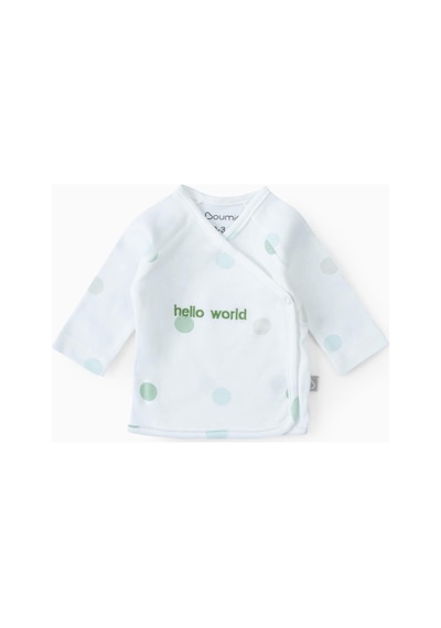 Boumini 6'lı Bebek Hastane Çıkış Seti Hello World Yeşil