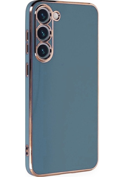 Samsung Uyumlu Galaxy S23 Kılıf Volet Luxury Seri Kamera Korumalı Silikon Kapak
