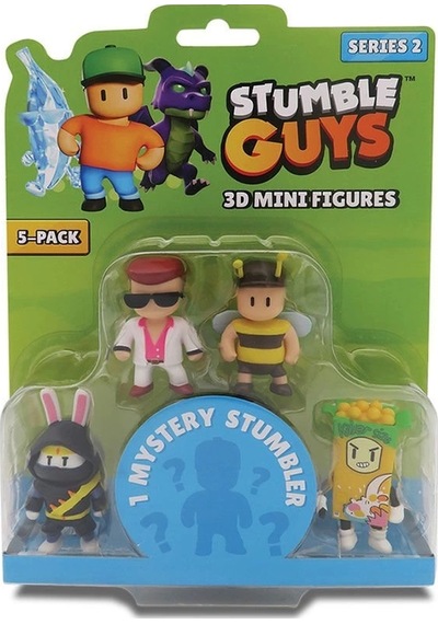 Tuy14000 Stumble Guys 5li Mini Figür S2-sg-30006 5 Standart