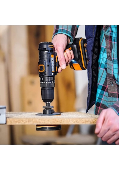 Worx Wx370.9 20volt Profesyonel Şarjlı Darbeli Matkap Akü Dahil Değildir