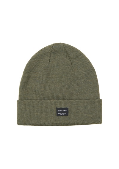 Jack&jones Addıtıonals Erkek Logo Detaylı Bere - Dna - 12092815 Dusty Olive