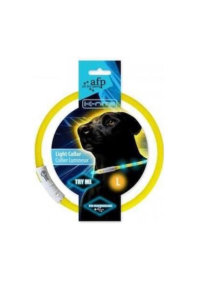 Afp Knite Işıklı Köpek Tasması S