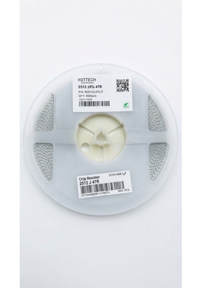 Hottech 2512 47r 5% Smd Direnç / Çip Direnç 4000 Adet Makara Paket