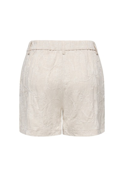 Only Onlsıesta Hw Lınen Bl Emb Shorts Pnt Kadın Gri Şort - 15374119