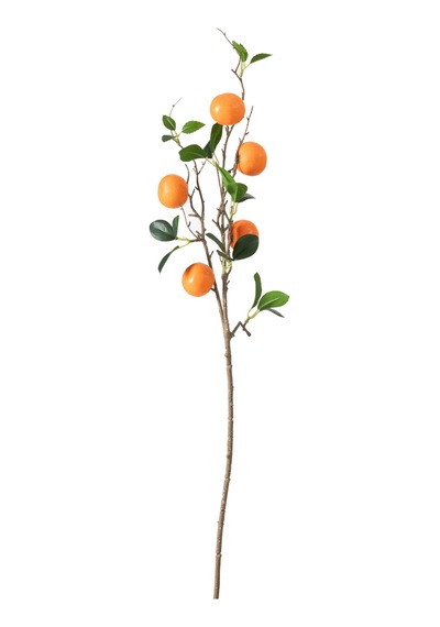 Mudo Home Mandalina Dal Çiçek 75 Cm Turuncu