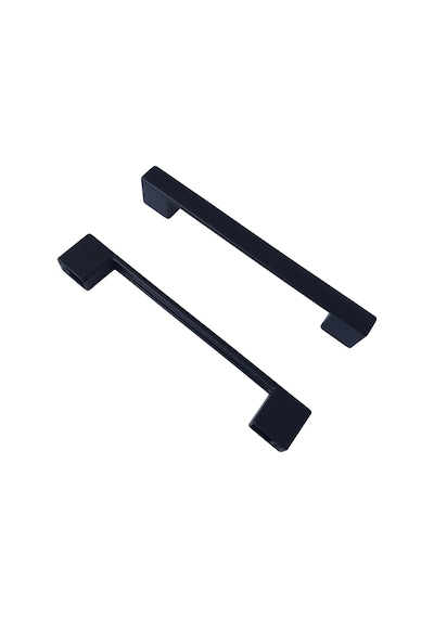 8 Adet Marmara Kulp 128 Mm Siyah Mutfak Kulpu Çekmece Dolap Kapak Kulbu Metal Mobilya Dolabı Kulpları