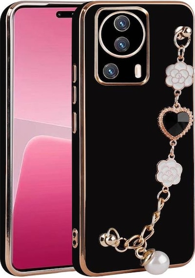 Xiaomi Mi 13 Lite İle Uyumlu Kılıf El Tutamaçlı Kamera Korumalı Kadın Telefon Kılıfı Kapak