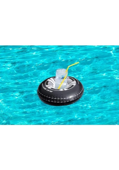 Bestway Lastik Şekilli Bardaklık - 34119 Lisinya Çok Renkli