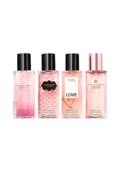 Victoria's Secret Love Fragrance Mist 75 Ml + Bombshell Seduction 75 Ml + Tease 75 Ml + Bombshell 75 Ml Kadın Parfüm Seti