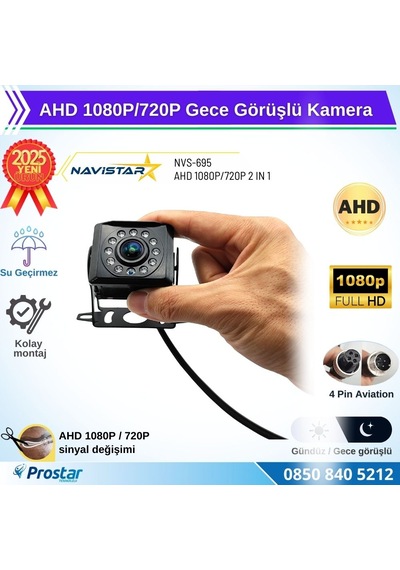 Ahd 1080p/720p Dönüşümlü 11 Ledli Gece Görüşlü Kamera