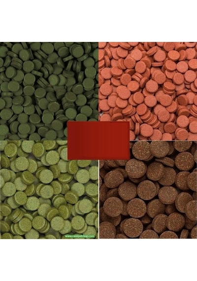 Tropical Tablet Yem Paketi 5 Çeşit Tropical Tablet Yem 500 Adet