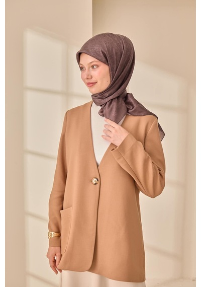 Silk Home Shiny Eşarp 75012-23 kahverengi
